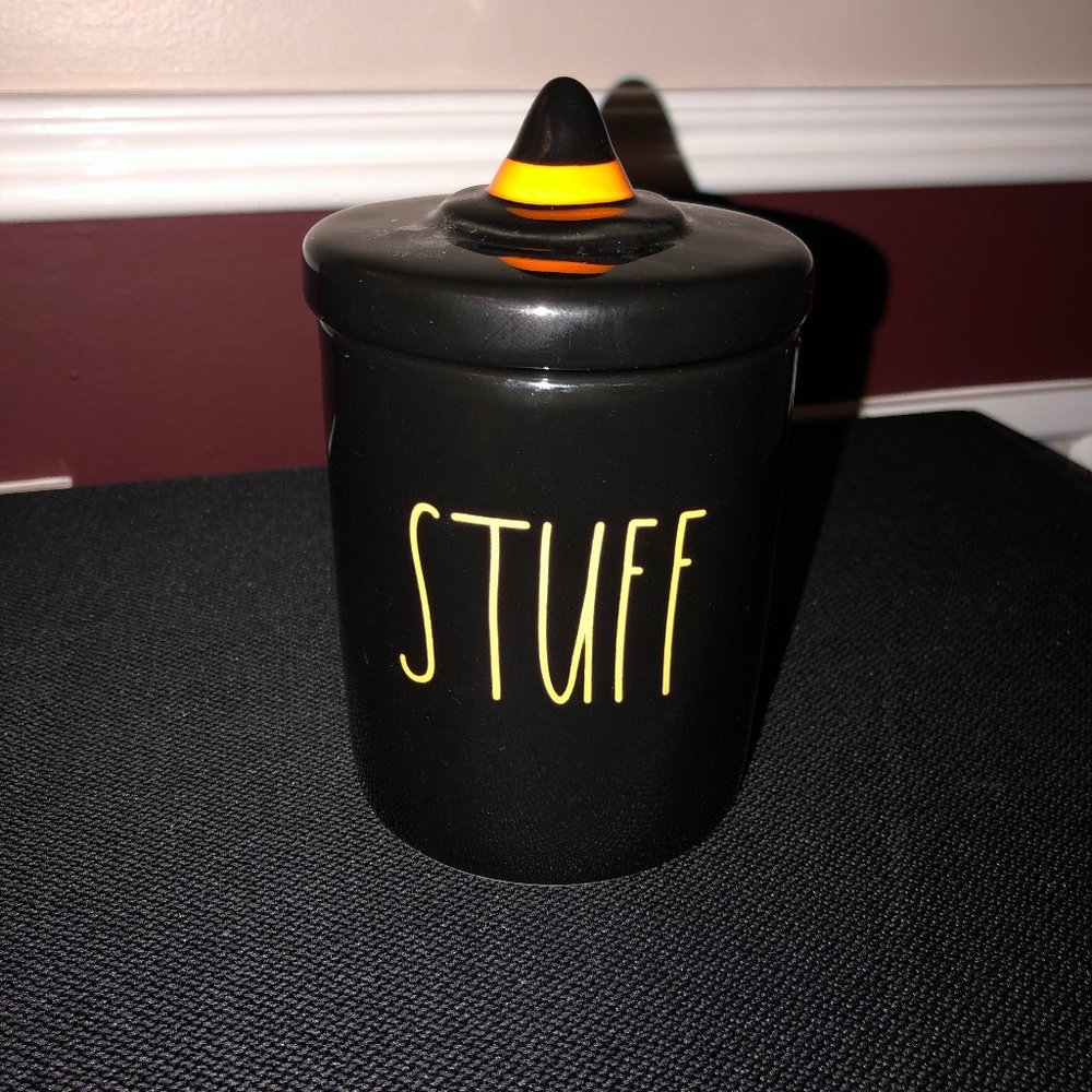 Rae Dunn Halloween Stuff  Jar NEW!